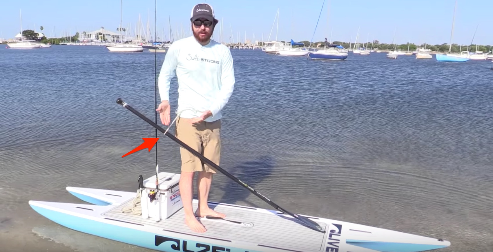 paddle board fishing tips
