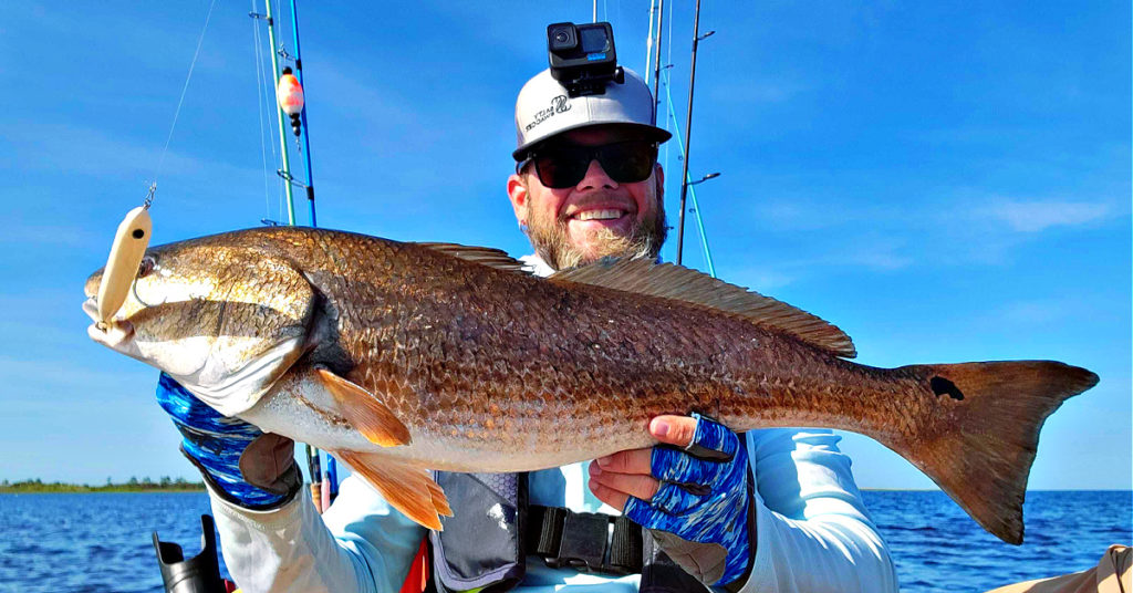one kayak angler beat out 40 boats in a fishing tournament