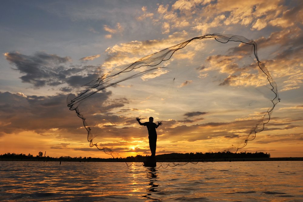 how to throw a 10 foot cast net