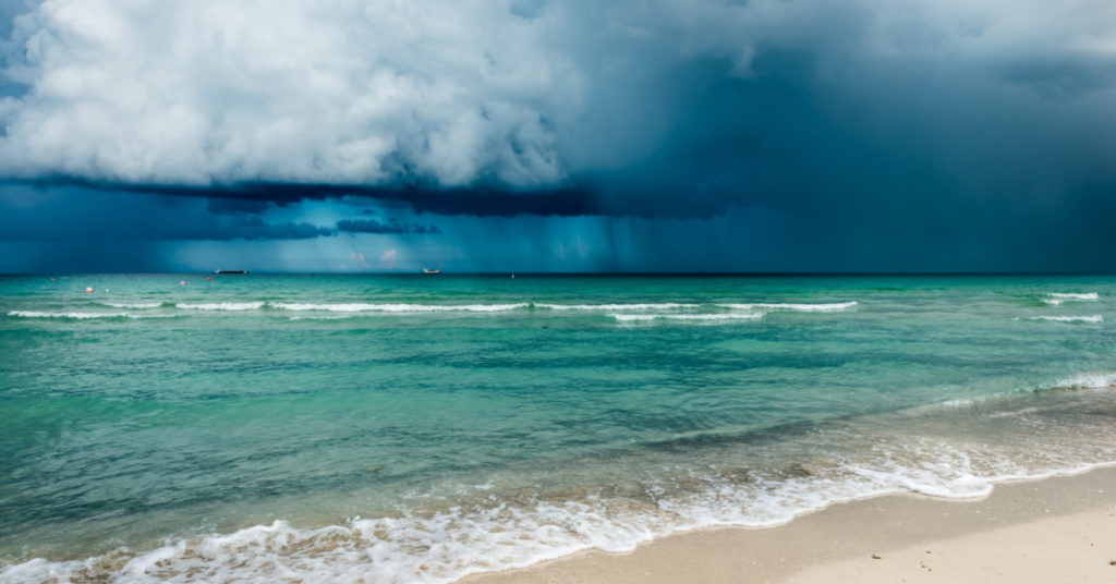 fishing before and after a storm