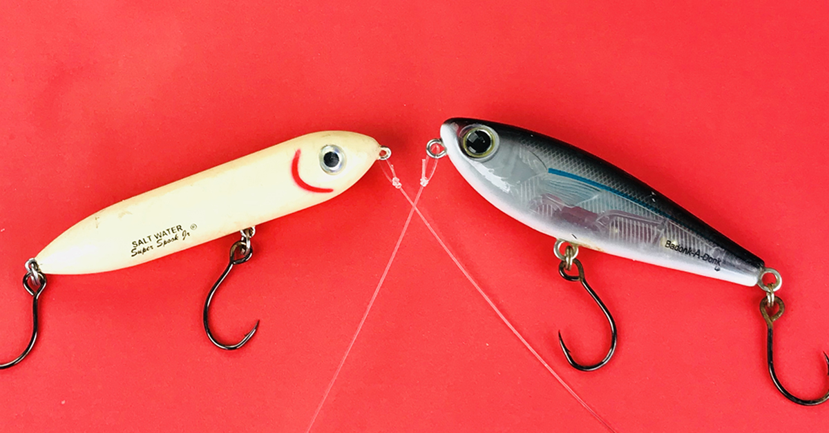 http://super%20spook%20jr%20vs%20badonk-a-donk%20topwater%20lure%20test
