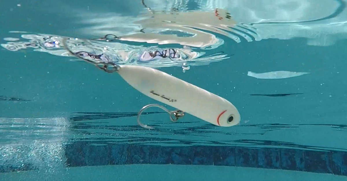 Heddon Super Spook Jr. Underwater