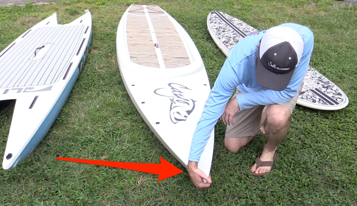 v-hull paddle board for fishing