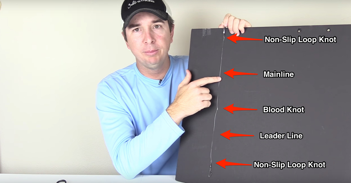 knot test berkley vanish leader line