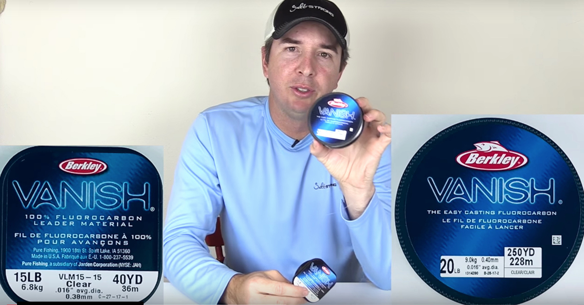 Berkley Vanish leader line vs. mainline