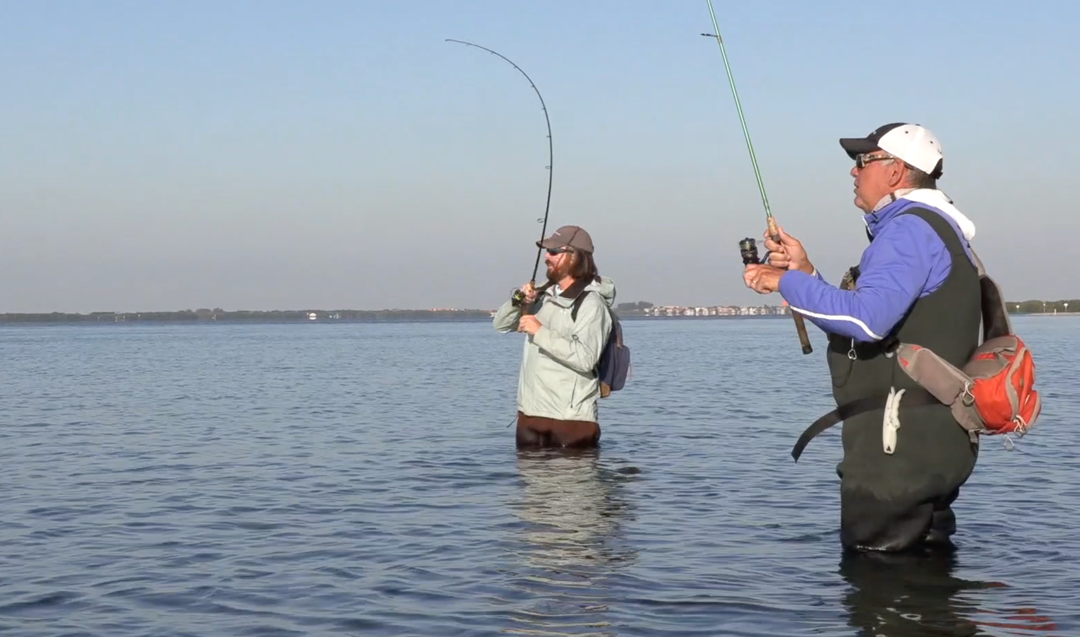 wade fishing for seatrout